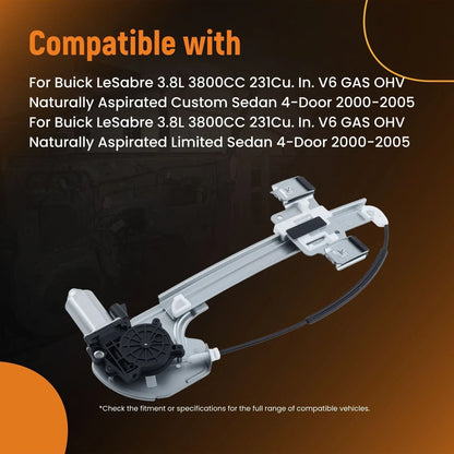 Electric Window Regulator for Rear Left Side of Buick LeSabre 2000-2005