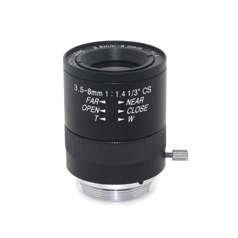 4Pcs Manual IRIS 3.5-8mm CS Mount Lens for Camera