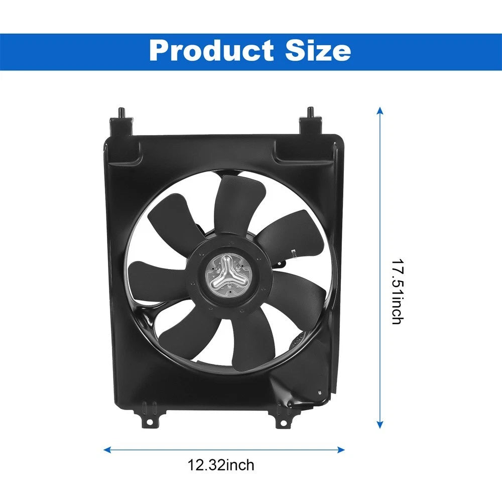 Radiator Condenser Cooling Fan for Honda Civic (2006–2011) 38616-RNA-A01, V4AE3H