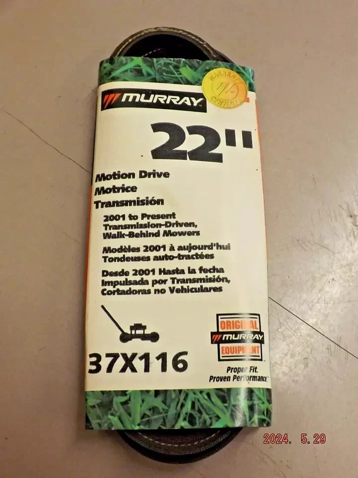 37x116 Motion Drive Belt for Murray (OEM)
