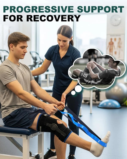 Stretching Strap for Physical Therapy Yoga (Non-Elastic)