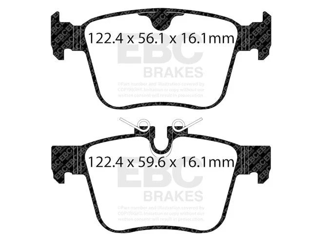Rear Brake Pads Set RV269HD for Jaguar E-Pace 2018–2023