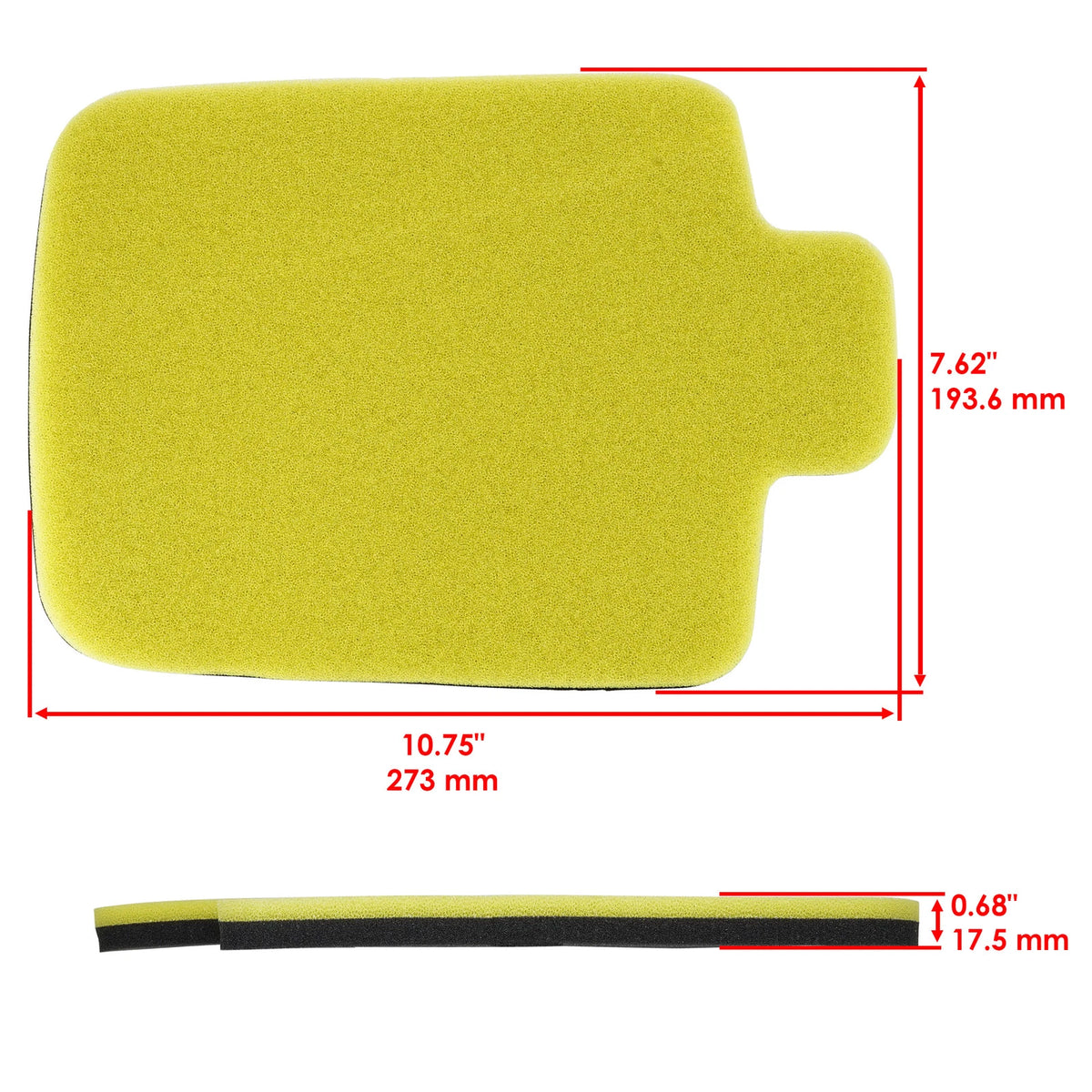 Air Filter Cleaner for Arctic Cat (0470-558, FL9087AF151AR)