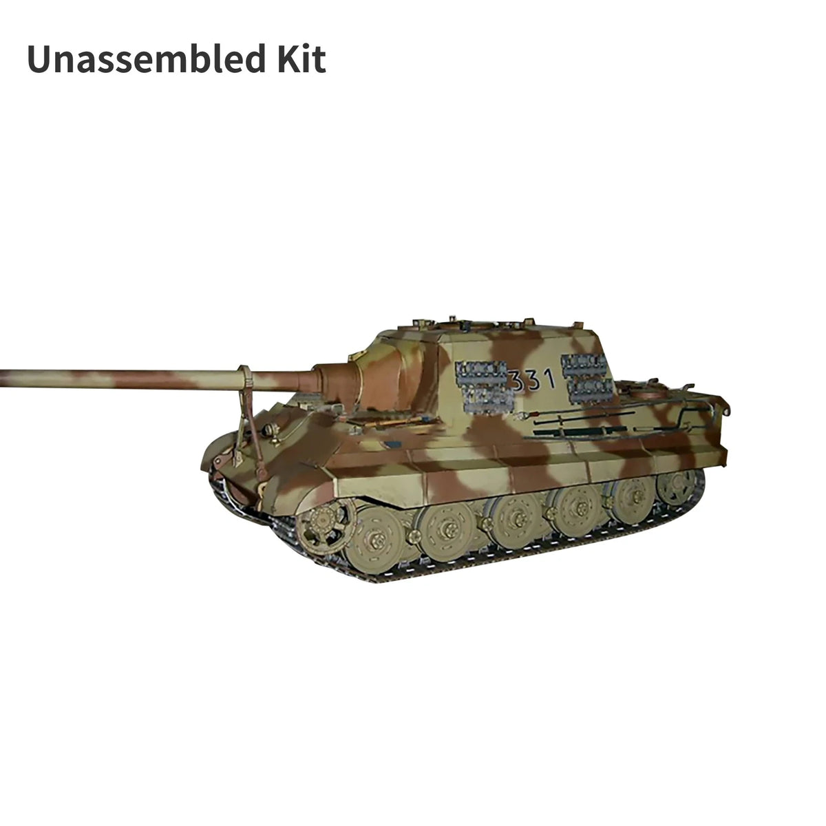 1/25 Jagdtiger Heavy Tank Model Kit Unassembled Collection