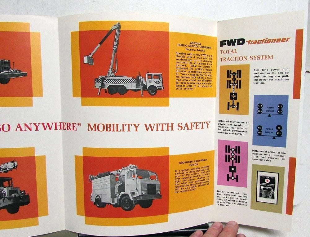 Tractioneer Utility Truck Brochure for FWD (1960–1969)