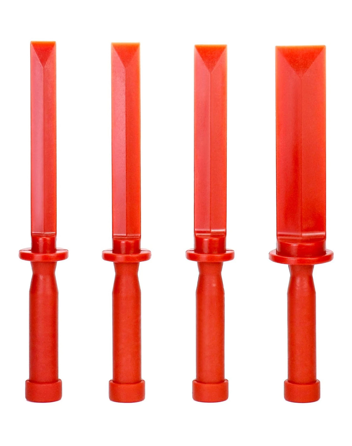 Plastic Chisel Scraper Set for Automotive Use (3/4", 7/8", 1", 1-1/2")