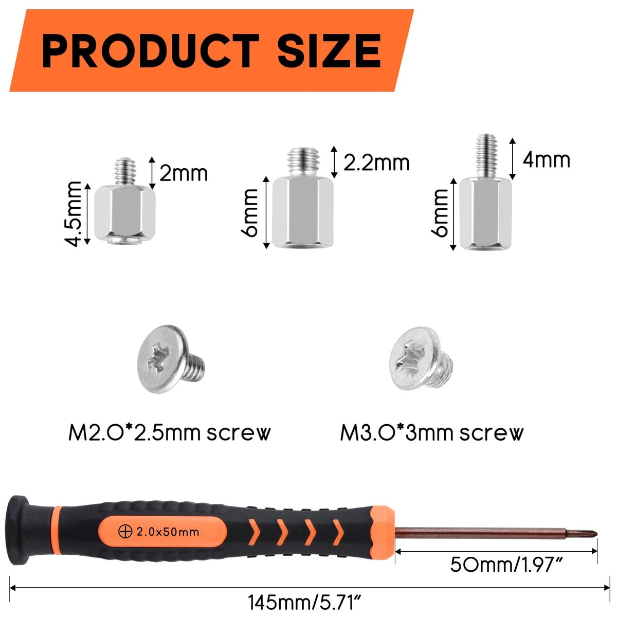 M.2 SSD Screws Kit for ASUS Small