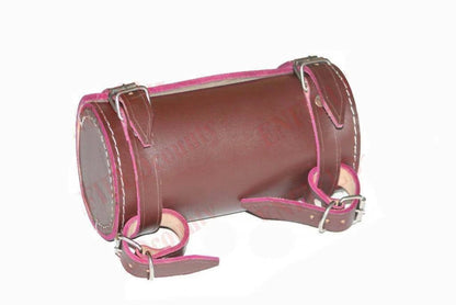Vintage Brown Leather Tool Bag Roll for BSA (Customised)