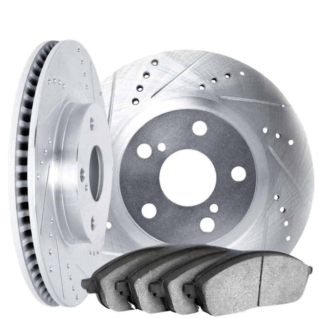 Rotor Set for Subaru BRZ (2013–2015) ALX-PAU-DF-7512-13011-CLA1 Drilled Slotted