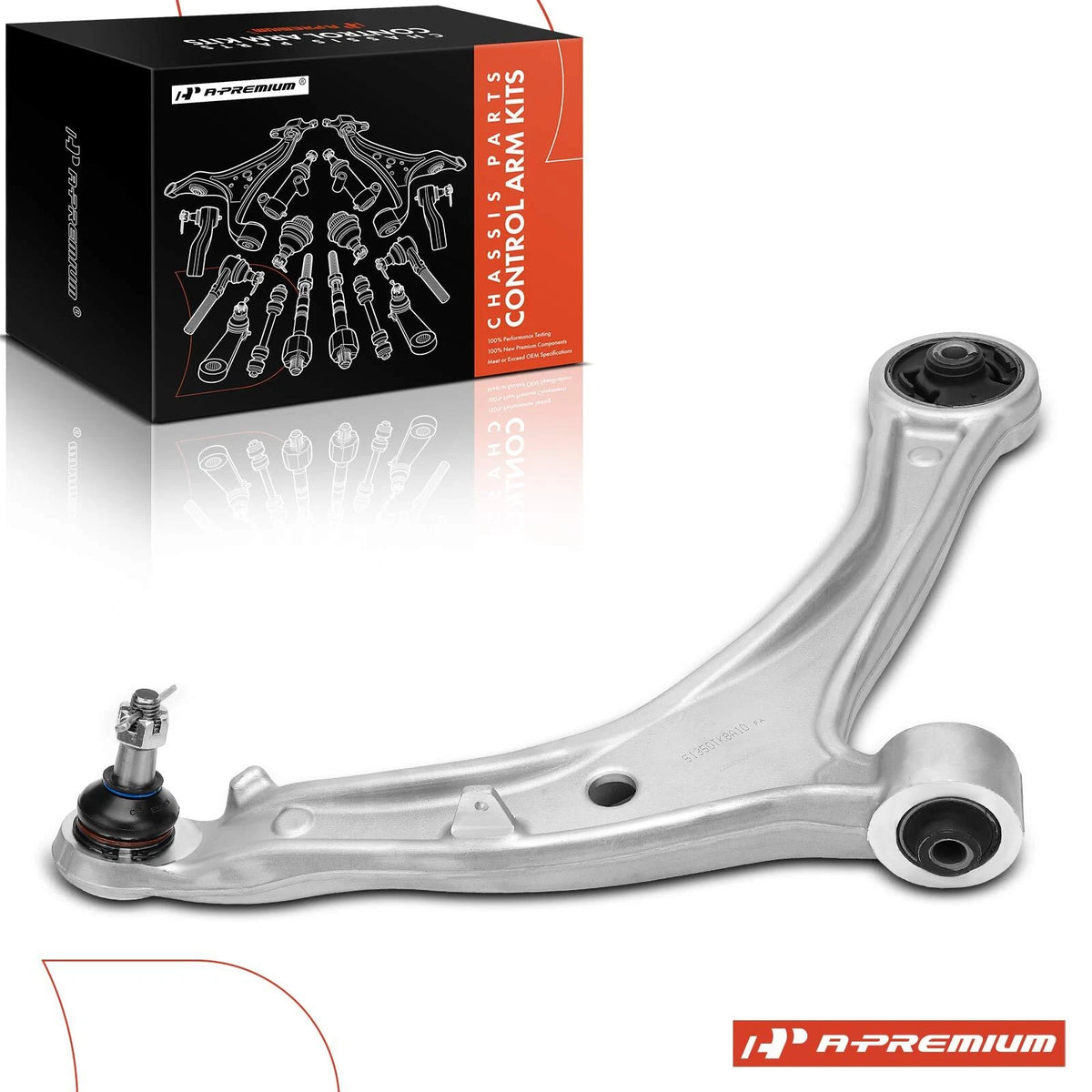 Front Right Lower Control Arm w/Ball Joint for Honda Odyssey (2014–2017) 522548, 51350TK8A10