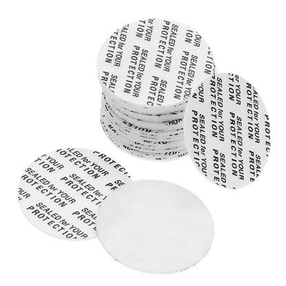 100 Pack Foam Lid Liner for Various Applications (29mm/1.14") White