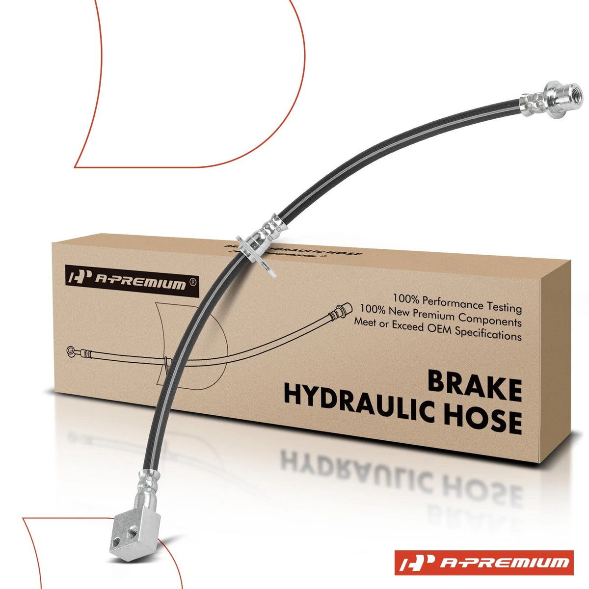 Front Driver Brake Hydraulic Hose for Honda Civic Type R (2017–2021) 01465TGHA00, 2207707