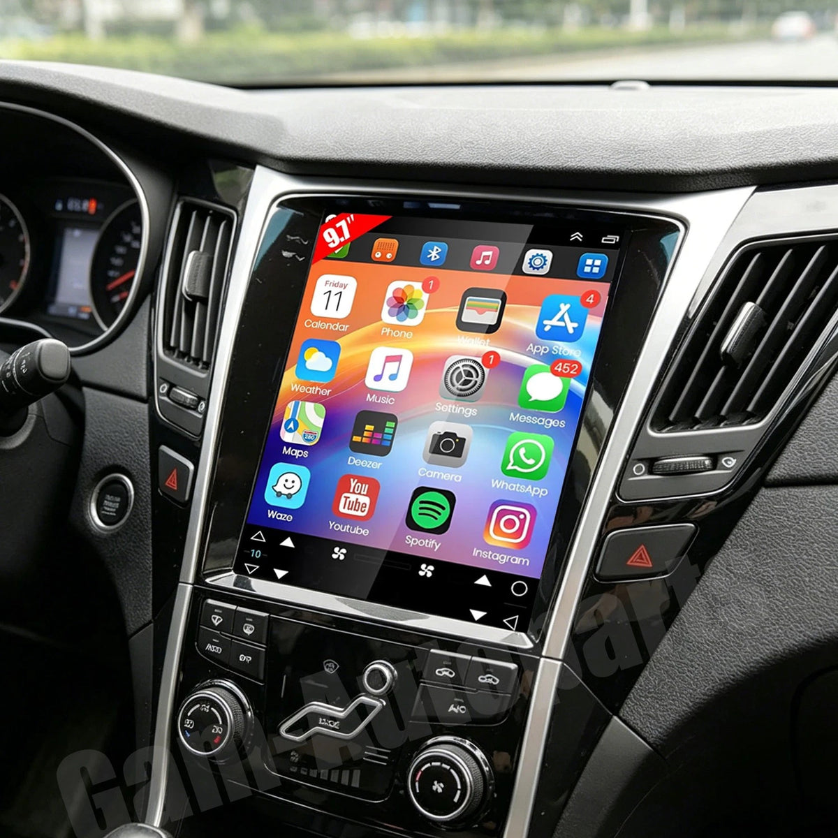 9.7" Android Radio for Hyundai Sonata (2011–2015) - Apple CarPlay, GPS, Wifi