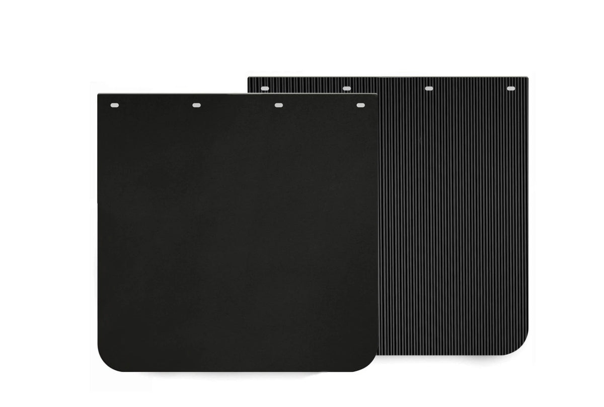 2X Mud Flap Hanger with 24"x24" Mud Flaps for Semi Truck (305kits-BF24x24-5mm)