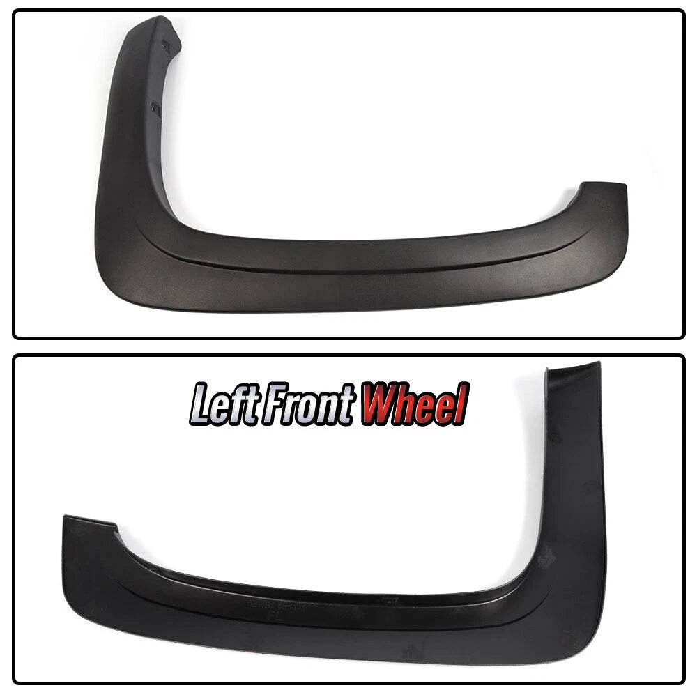 Set of 4 Fender Flares for Chevy Silverado 1500 (2007–2013) 02RSA4516BDM