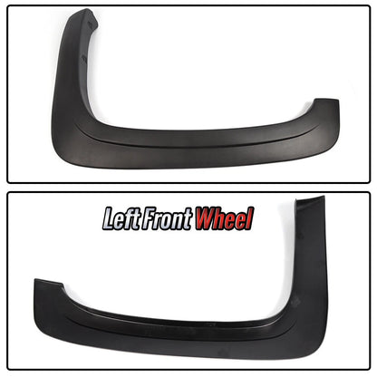 Set of 4 Fender Flares for Chevy Silverado 1500 (2007–2013) 02RSA4516BDM