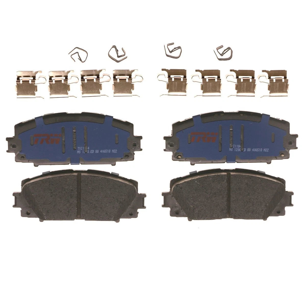 2X TRW Brake Pad Sets for Toyota Corolla Prius AWD-e C iQ (2012–2022) TXI1184, 0446552320