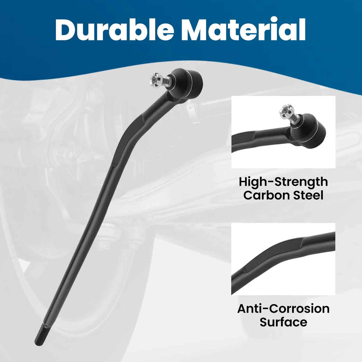 Tie Rod End for Jeep Wrangler JK (2007–2018) Right Upper Outer