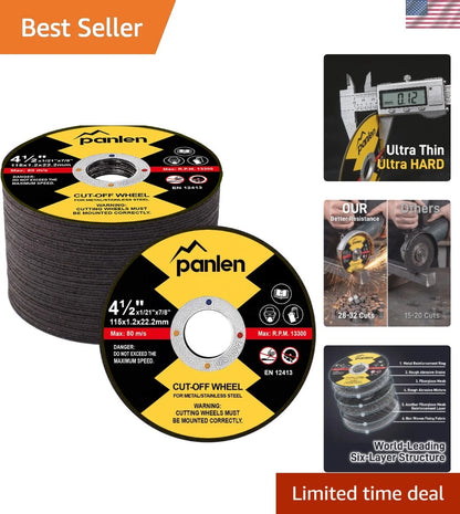 50 Pack Cutting Wheels for Heavy Duty Metal Cutting Tasks