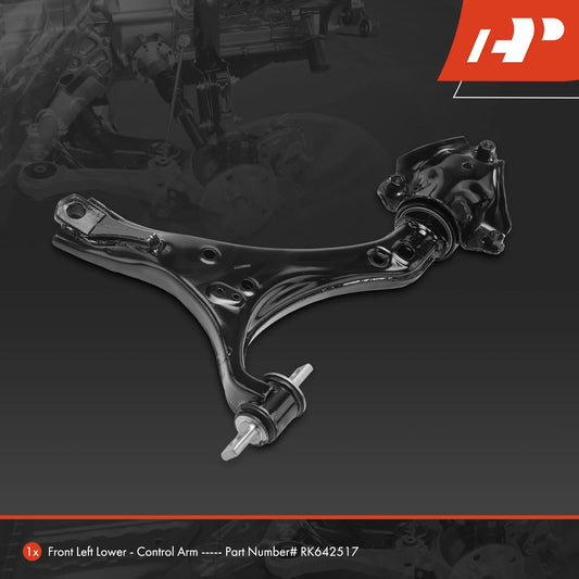 Front Left Lower Control Arm for Honda Accord (2013–2017) 51360T2AA02, 51360T2AA03, 51360T2AB00, 51360TZ3A00, RK642517