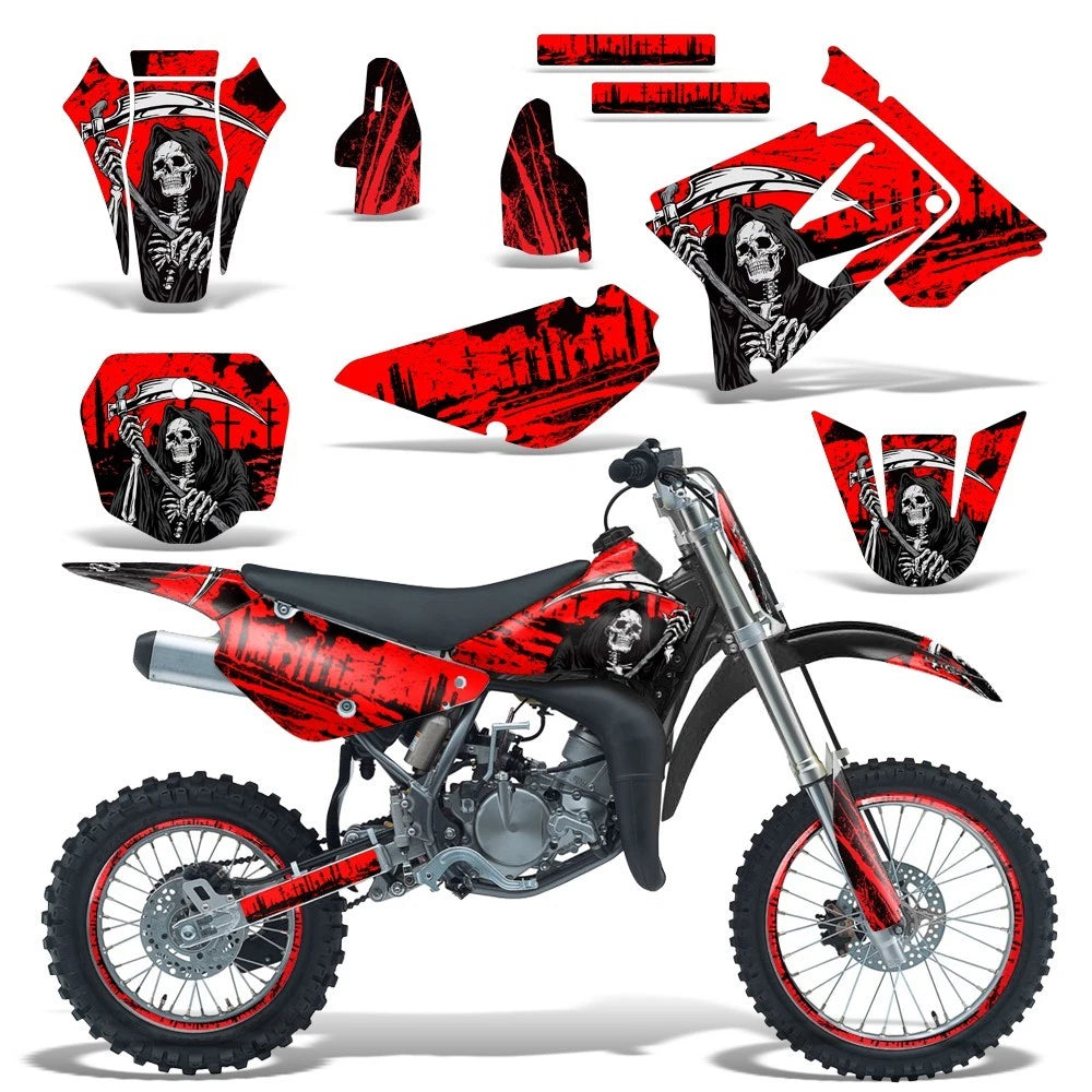 Graphic Stickers +#PLT/RIM Decals for Suzuki RM85 (2001–2023)