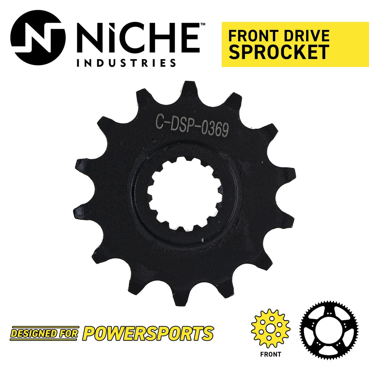 14 Tooth Front Drive Sprocket for Yamaha YZ65 (2018–2023) 9381A-14243-00, 519-CDS2581P