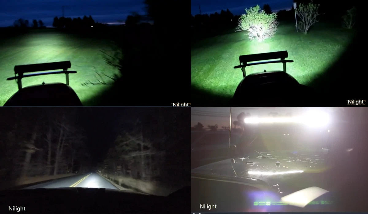 2X 20 Inch 126W Spot Flood Combo LED Light Bar for ZH003