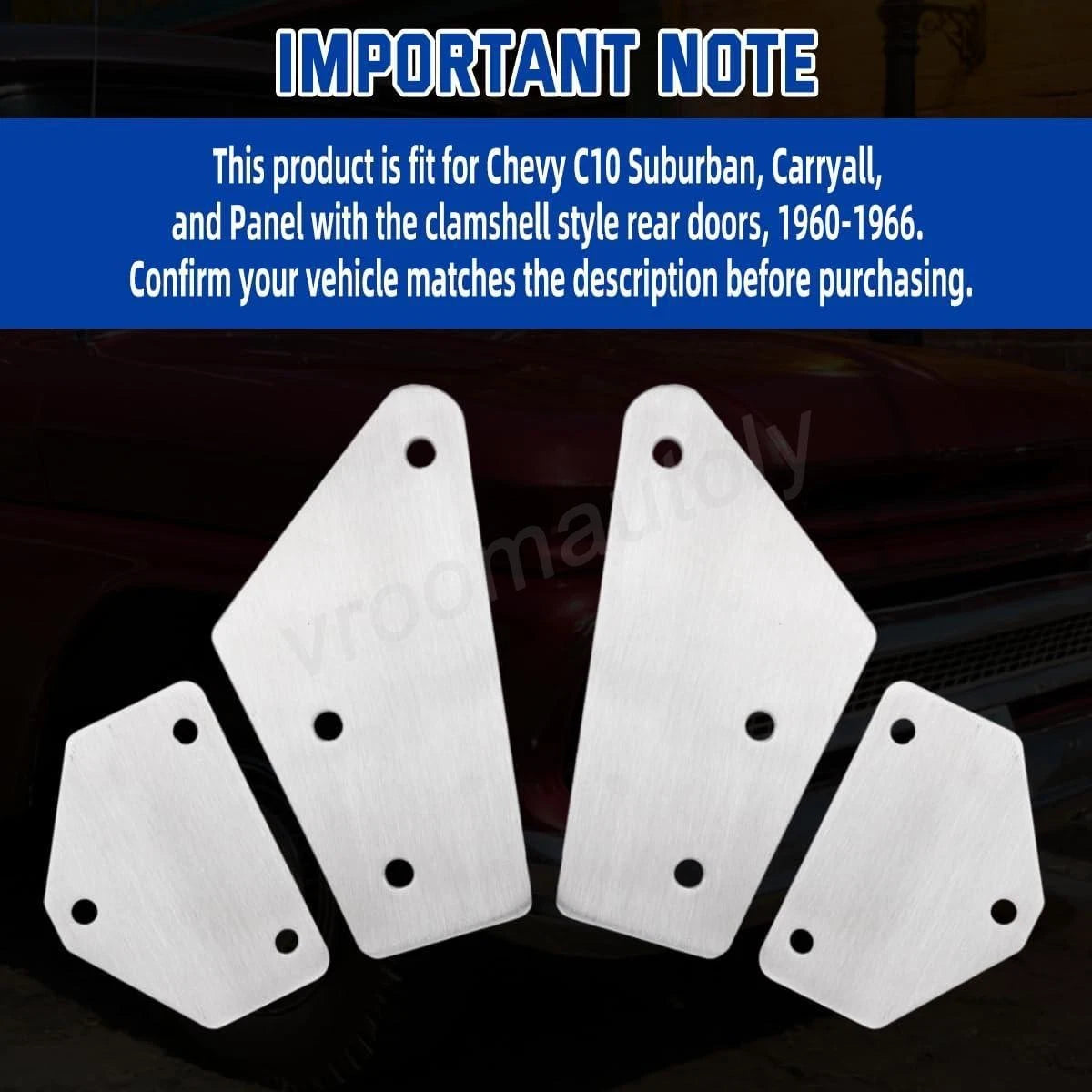 Rear Liftgate Support Bracket for Chevy C10 Suburban Panel (1960–1966)