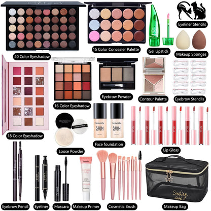 Makeup Kit for Women - Full Multicolor Set