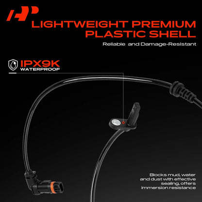 Front ABS Wheel Speed Sensor for Mercedes-Benz GLK250 GLK350 (2013–2015) 2049053104, 2049052705