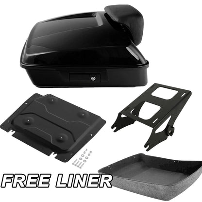 Mount Base Plate for Backrest Pad on Harley Road Glide 2014-2023