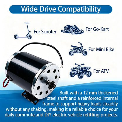 1000W Brushed Motor for Electric Scooter (48V)