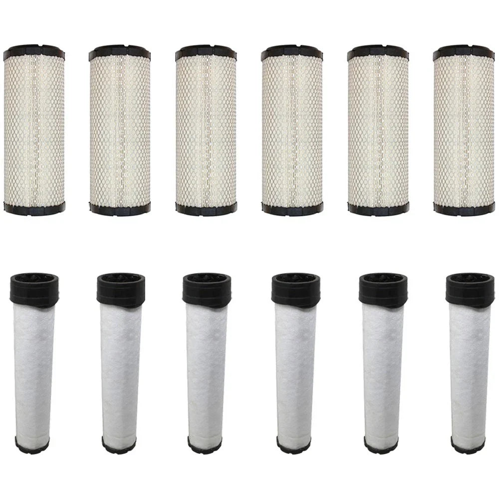 6X Inner Outer Air Filters for Ditch Witch (Replaces 00181071)