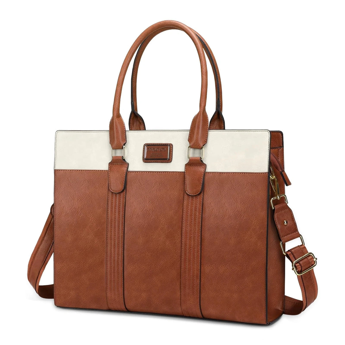15.6 Inch PU Leather Laptop Bag for Women (2016–2023)