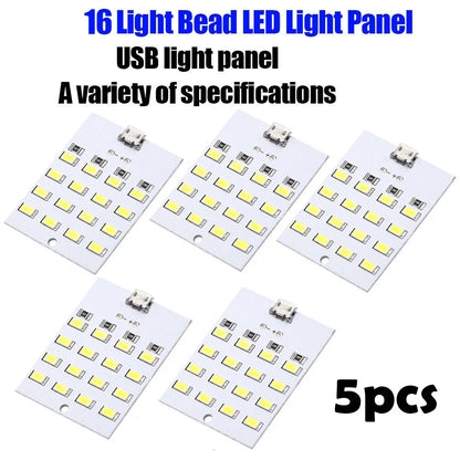 5Pcs White LED Lighting Panel for Emergency Use (2016–2023)