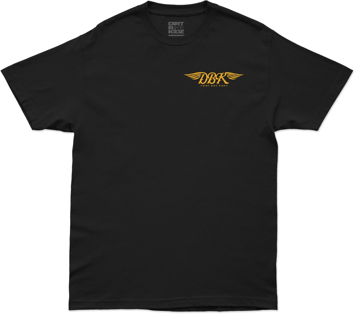 Goldwings Tee for Motorcycle (AT-GOLDWINGS-S) - Small - Black
