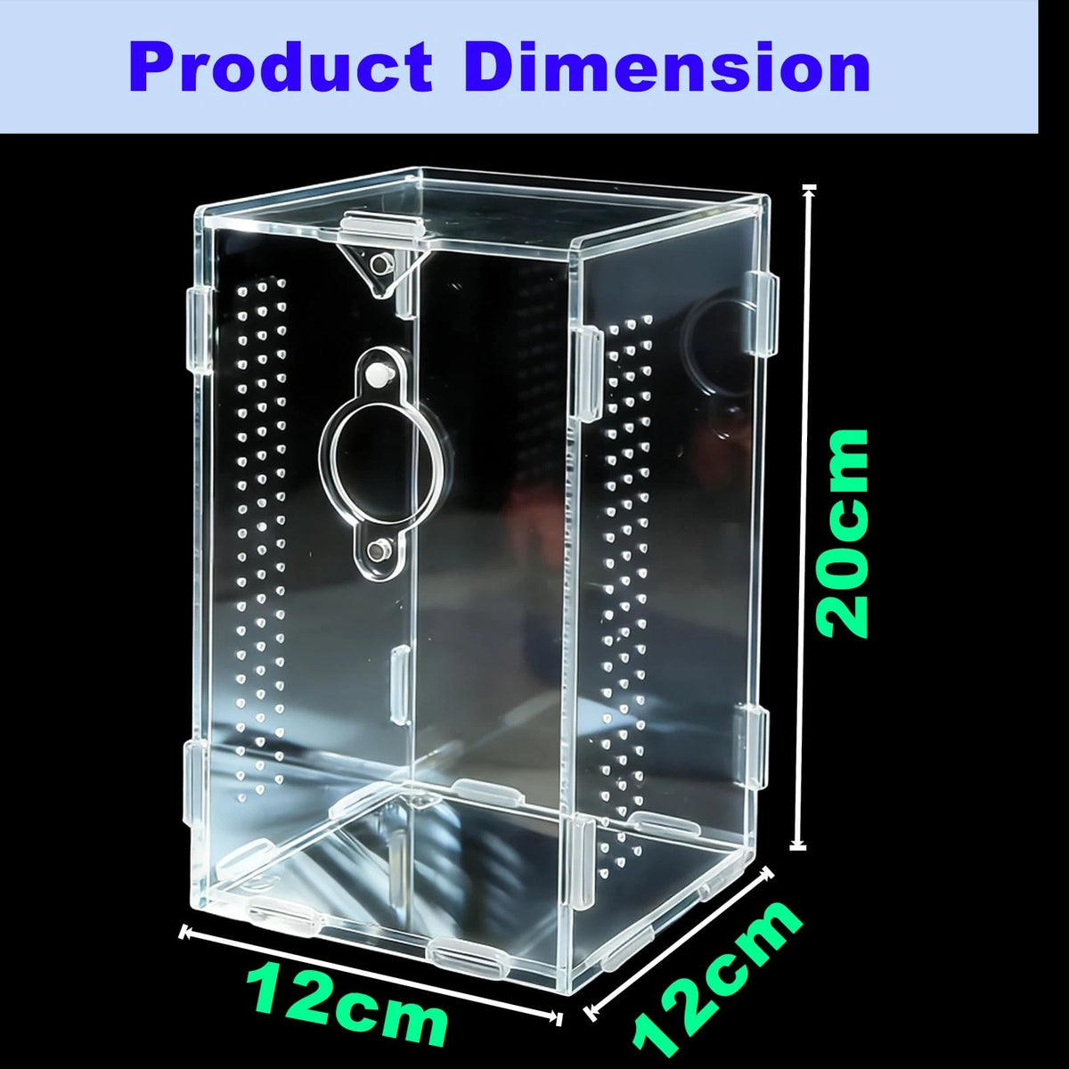 Acrylic Jumping Spider Enclosure for Small A2