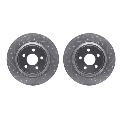 2X Brake Discs Rear FWD for Lincoln Nautilus (2016–2023) WGPN1-55004