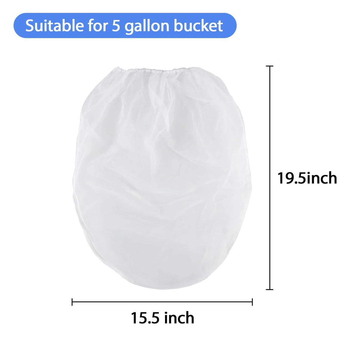 10PCS Paint Strainer Bag for 5 Gallon Filter Bucket