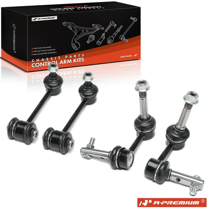 Set of 4 Suspension Stabilizer Bar Links for Lexus GS300 SC430 (4881030010, 4882030030, 4883030070, 4883030080, GK90675, GK90679, GS86817)