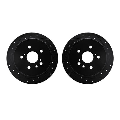 2X Brake Discs Rear for Lexus RX350 RX400h RX330 (2004–2009) WHPN1-76118 Sport