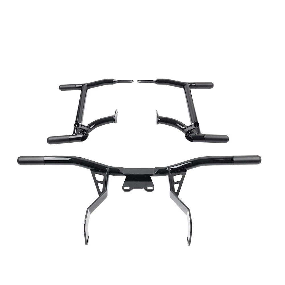 Saddlebag Rail Front Engine Guard Crash Bar for Harley Road Street Glide (2014–2024)