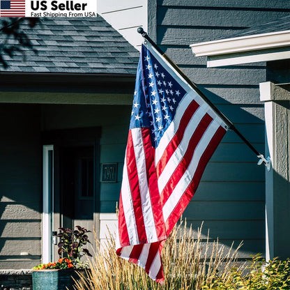 3x5 Embroidered US Flag - Double Sided Outdoor Flag