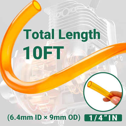 10FT Flexible Fuel Line Hose for Chainsaws (Compatible with )