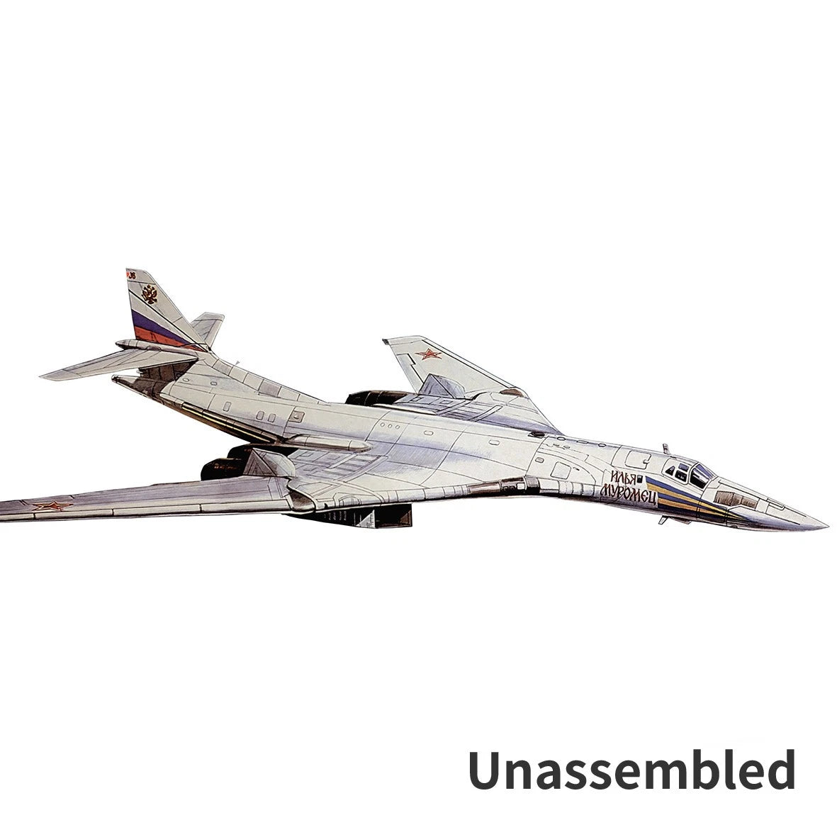 32cm Tupolev Tu-160 Black Jack Bomber Plane Model (1/72 Scale)