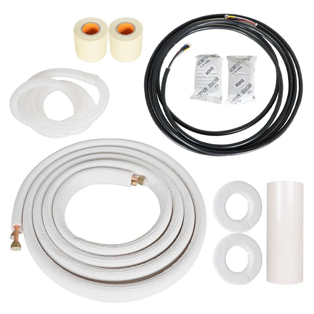 Air Conditioning Cooling Connection Pipe Install Kit for (16FT)