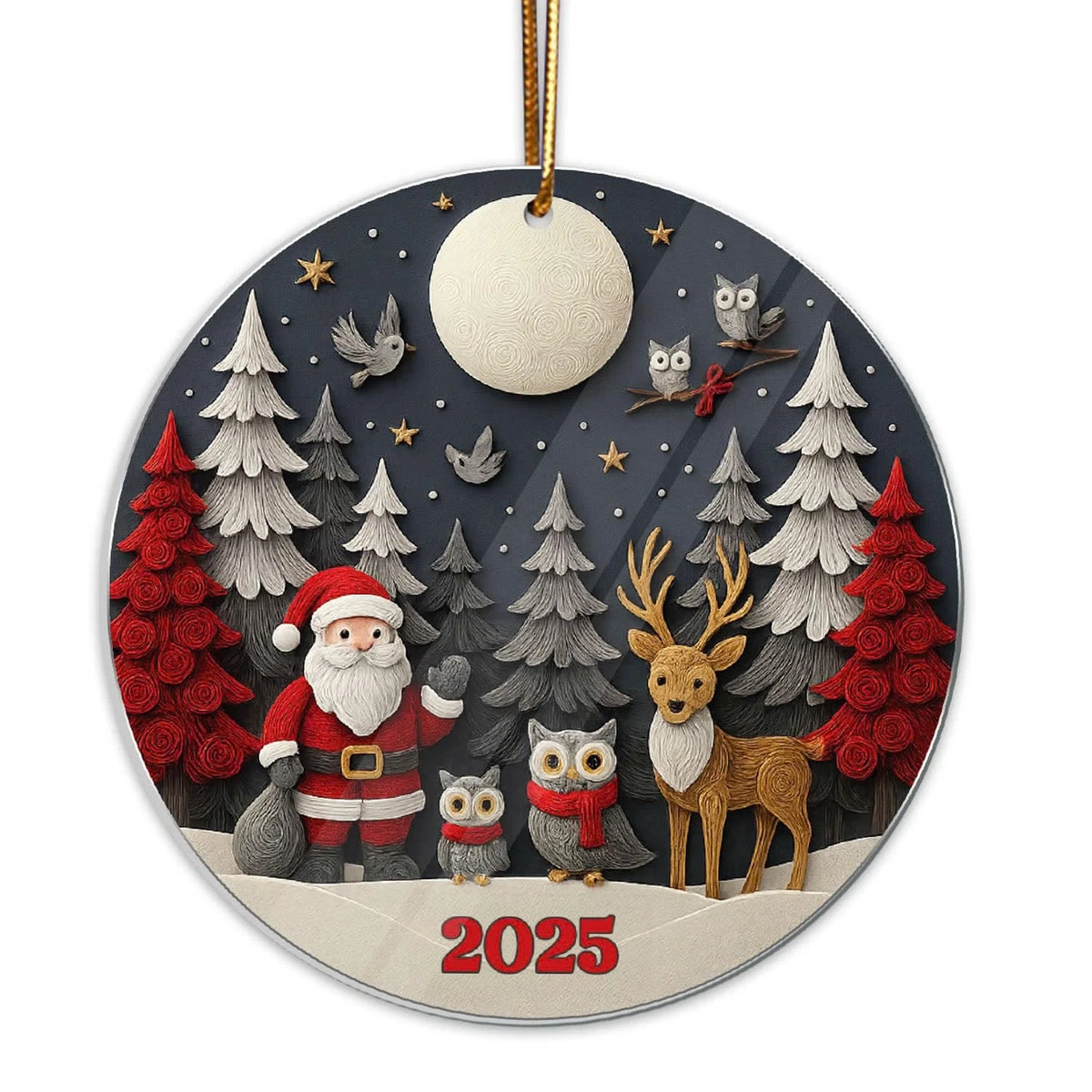 Santa Ornament for Christmas (2025)