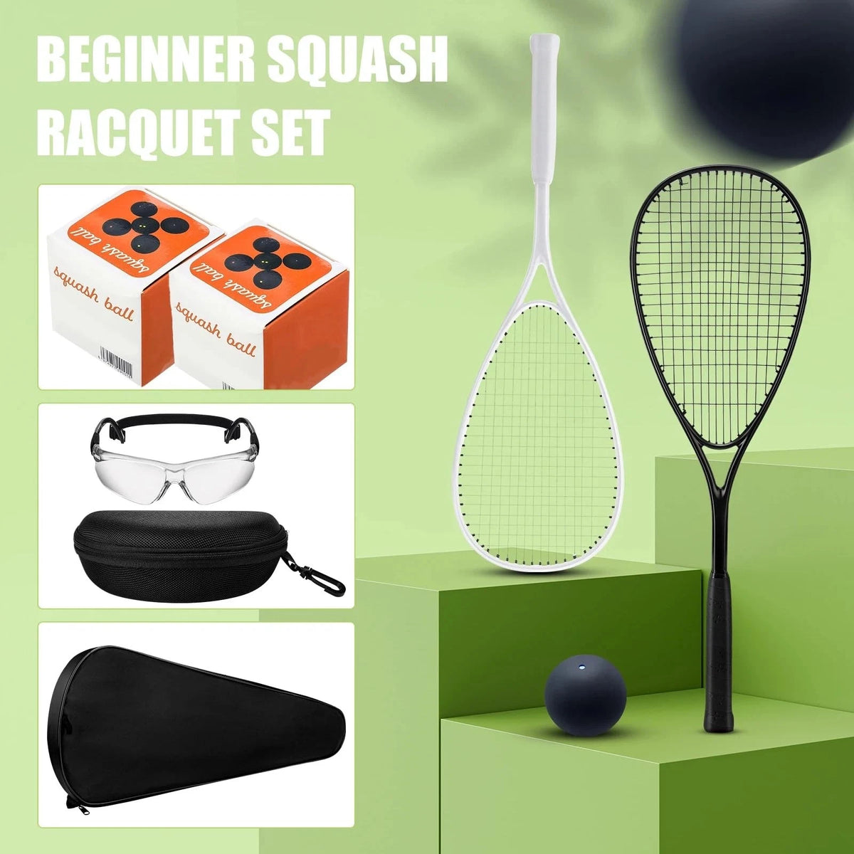2X Racquets Set for Squash Training Fun