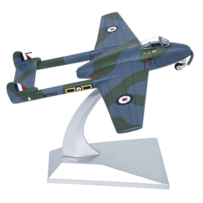 Diecast Alloy Jet Model for De Havilland D.H.100 Vampire Fighter