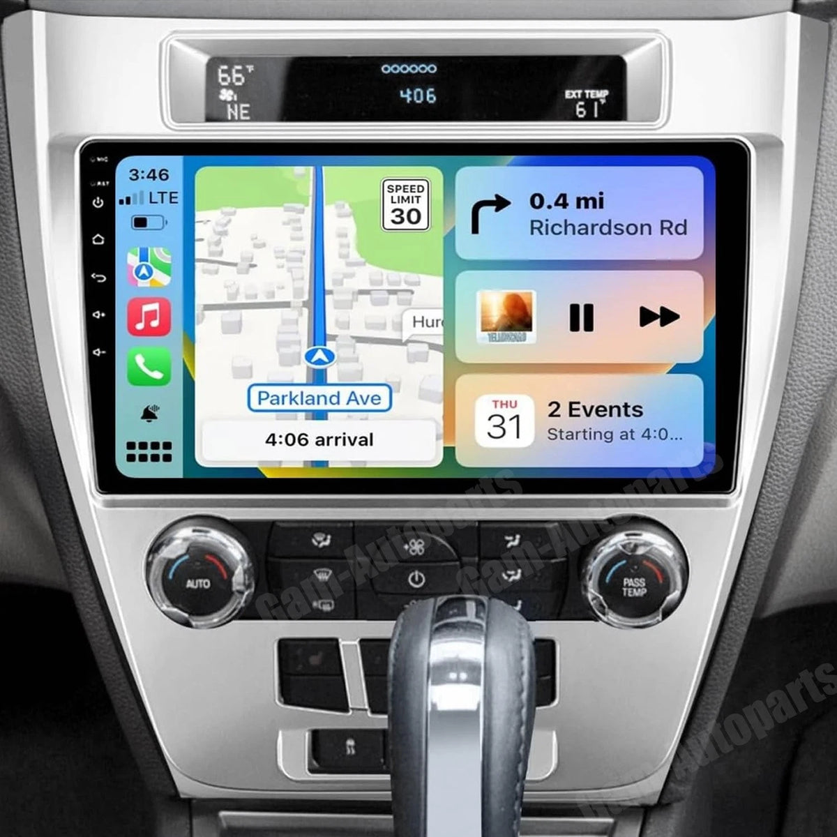 Android 13 CarPlay Stereo GPS Navigation for Ford Fusion (2010–2012)